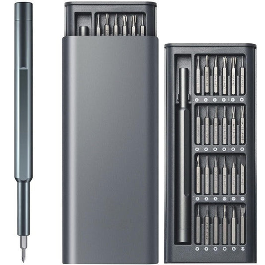 24 in 1 Mini Professional Hardware Tools with Magnetic Driver for Electronics, Watch, Camera, Laptop, Glasses