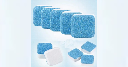 Washing Machine Cleaning Tablets (Pack of 10) – Deep Cleaner for Drum & Tub, Removes Dirt, Odor & Residue