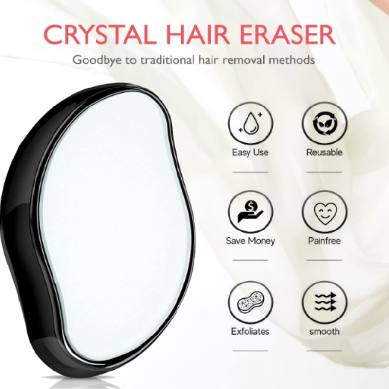 Crystal Hair Remover Tool – Safe & Painless Hair Removal for Face & Body (Pack of 1)