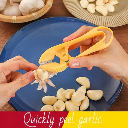 Manual Garlic Peeler Clip – Easy-to-Use Practical Kitchen Gadget for Effortless Clove Peeling (Pack of 1)