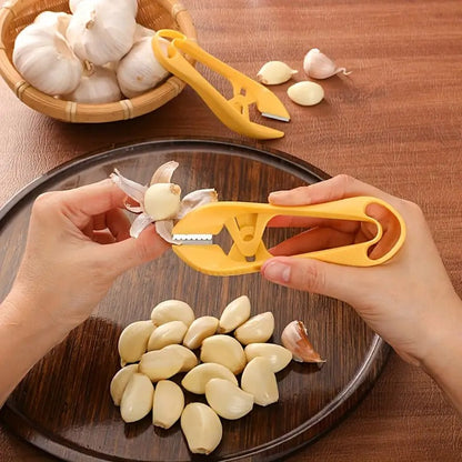 Manual Garlic Peeler Clip – Easy-to-Use Practical Kitchen Gadget for Effortless Clove Peeling (Pack of 1)