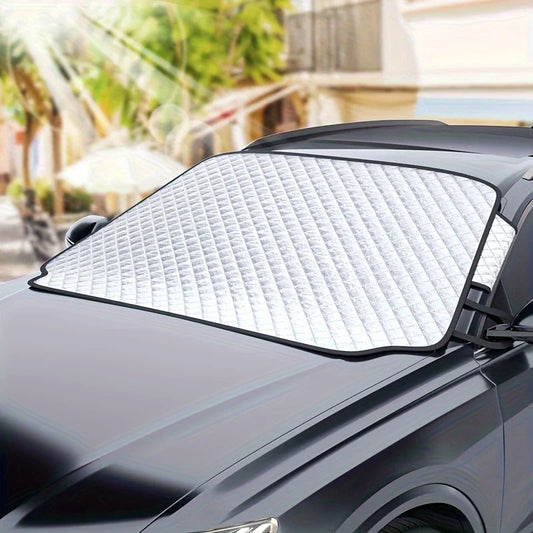 Premium Car Sunshade - Ultimate UV Protection & Heat Blocker for Windshield (Pack of 1)